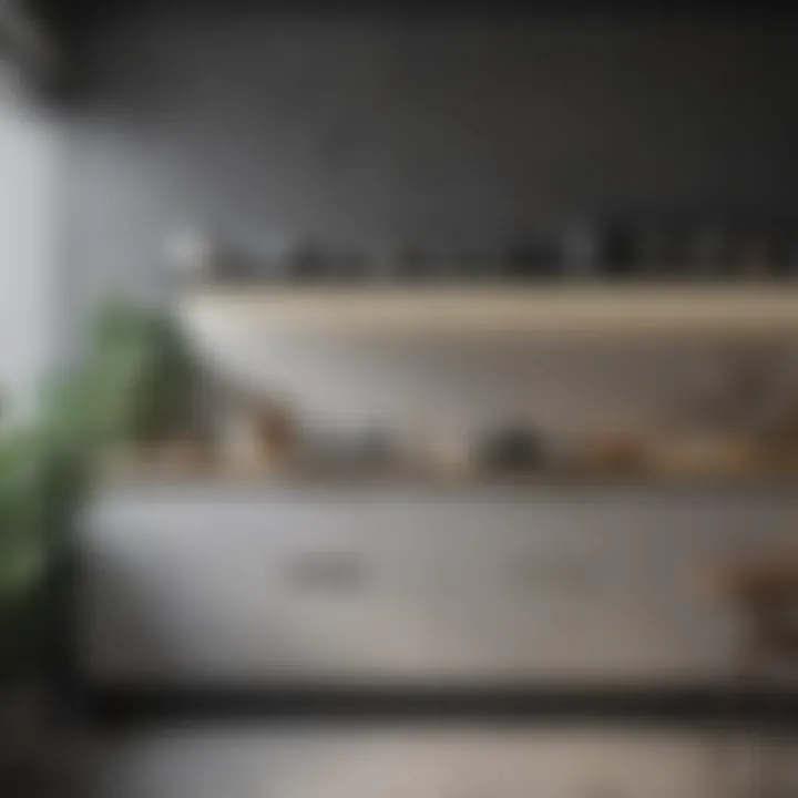 Minimalist Kitchen with Monochrome Color Palette