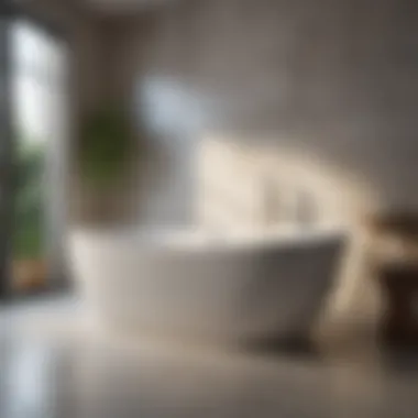 Material Matters: Choosing the Right Bathtub for Your Space An artistic arrangement showcasing various bathtub materials