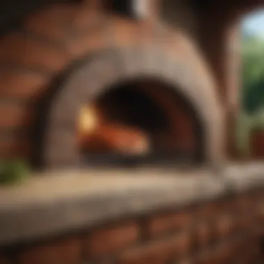 Exceptional Material Quality High-quality materials used in a brick oven