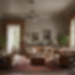 Elegant living room with traditional decor