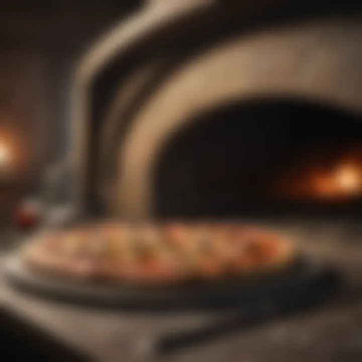 Artisanal pizza crafted in an indoor oven