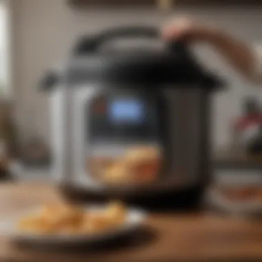 Gourmet meal being prepared with Instant Pot Duo Crisp 6 Quart