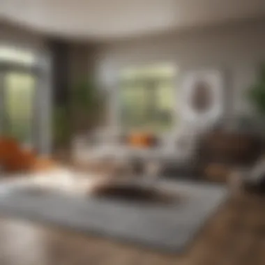 Modern Virtual Home Interior A vibrant virtual home interior showcasing modern design elements.