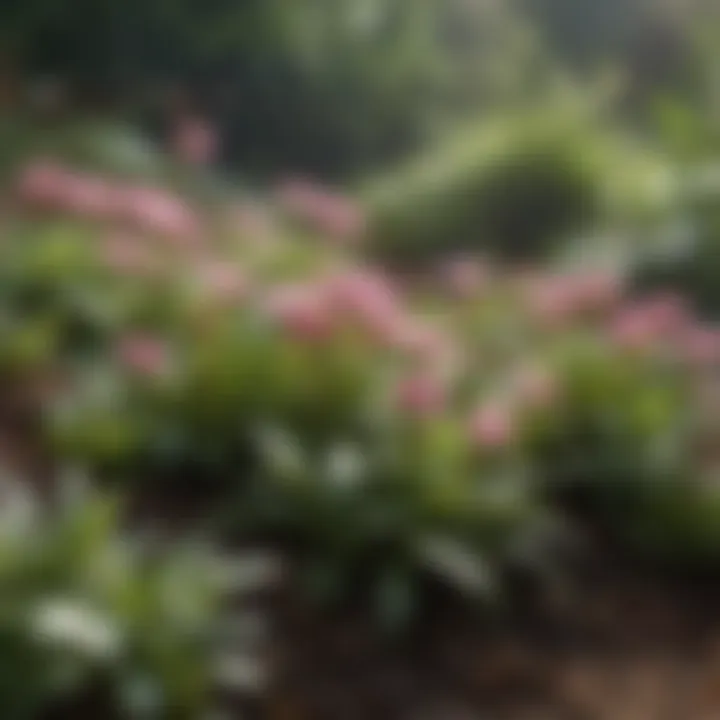 Close-up of a flowering ground cover plant