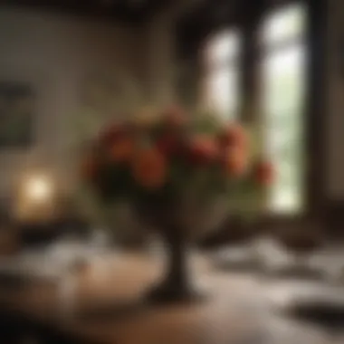 Stunning Centerpiece for Dining Table Elegant centerpiece arrangement on a dining table