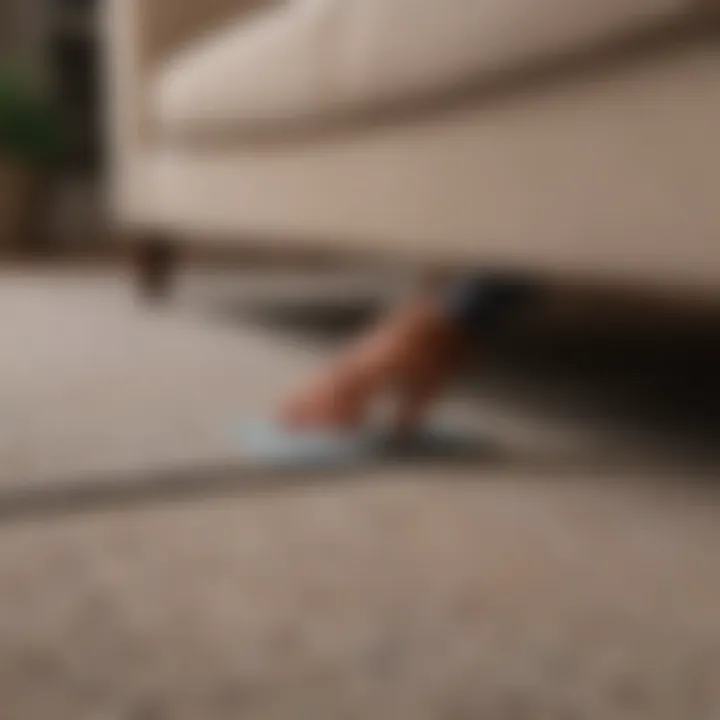 Prevent Furniture Movement with Carpet Grippers