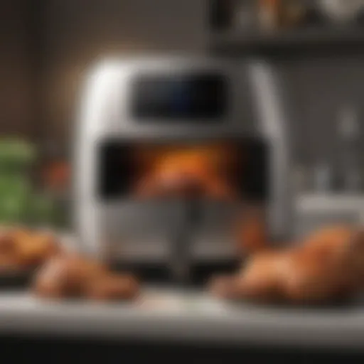 Innovative Air Fryer with Rotisserie Function