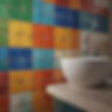 Vibrant Color Palette Vibrant color palette showcasing tile designs