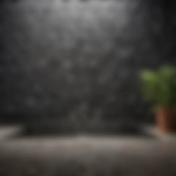 Geometric Patterned Backsplash Design
