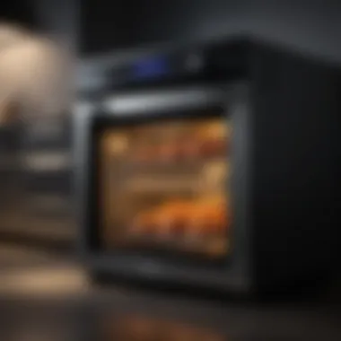 Innovative space-saving design of the air fryer oven