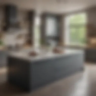 Optimal Layout for a Multi-Functional Kitchen Island Functional kitchen island layout emphasizing efficiency