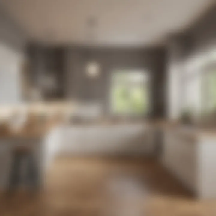 Diagram illustrating different types of kitchen layouts