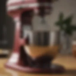 Close-up view of KitchenAid Pro HD features