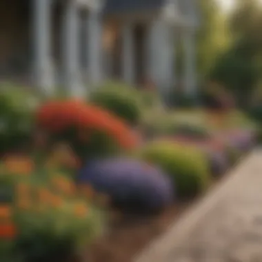 Enhancing Curb Appeal with Flower Beds Vibrant flower beds enhancing curb appeal