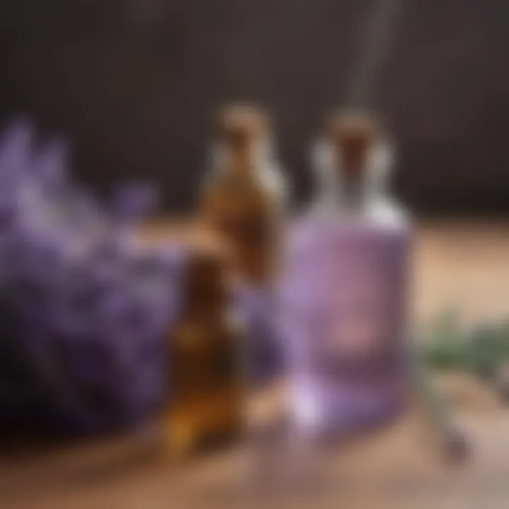 Lavender essential oil for freshening clothes