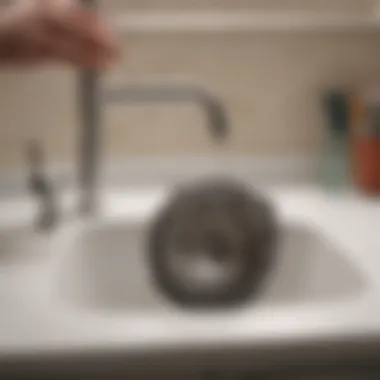 Disassembling the Sink Strainer Sink Strainer Disassembly
