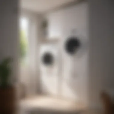 Sleek Installation of Hidden Laundry Cabinet Sleek Installation of Hidden Laundry Cabinet