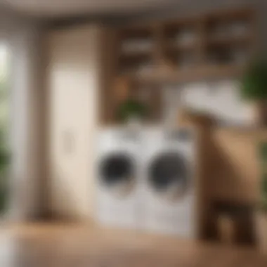 Space Optimization with Hidden Laundry Cabinet Space Optimization with Hidden Laundry Cabinet