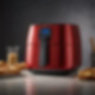 Modern Air Fryer with Touchscreen Display