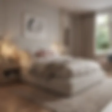 Stylish Bedroom with Smart Storage Stylish bedroom with organized storage solutions and personal touches