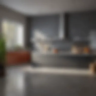 Sleek Culinary Canvas Modern Kitchen Color Harmony