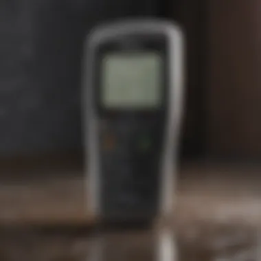 Moisture Meter Detecting Mold