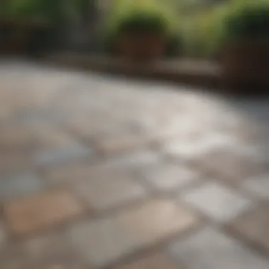 Natural Stone Pavers for Back Porch Flooring