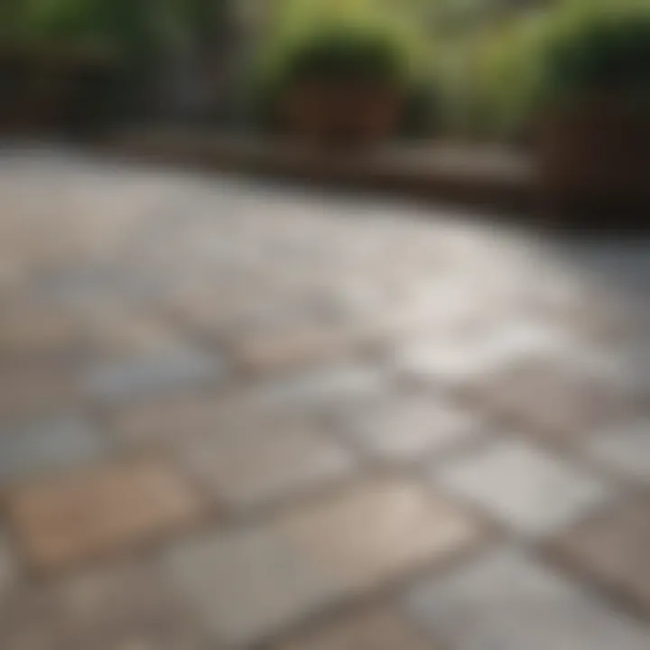 Natural Stone Pavers for Back Porch Flooring