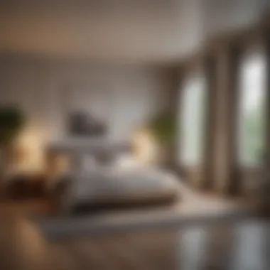 Exploring Bedroom Layouts A cozy bedroom layout demonstrating various bed placements and their effects on space.
