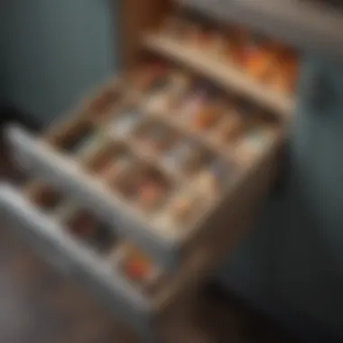 Compact Pantry Drawer Organization