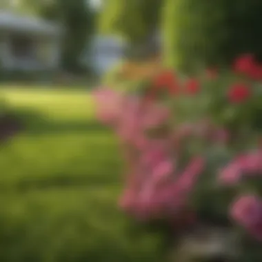 Rejuvenating Your Lawn with Vibrant Flora Lush Green Lawn with Vibrant Flowers