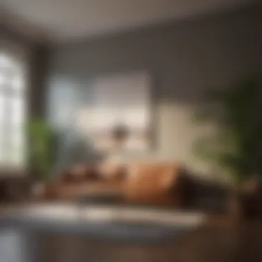 Enhancing Ambiance with Strategic Lighting Effects Lighting Effects on Painted Wall