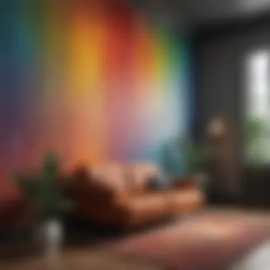 Choosing the Right Colors for Your Walls A vibrant wall showcasing color swatches