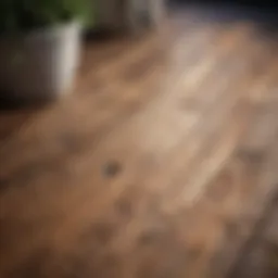 Elegant wooden patio flooring with natural textures