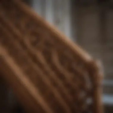 Sweeping Staircase with Intricate Carvings