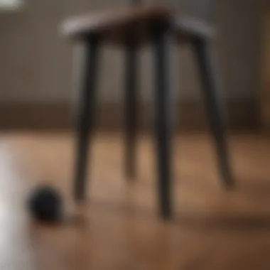 Rubber chair leg caps for hardwood floors