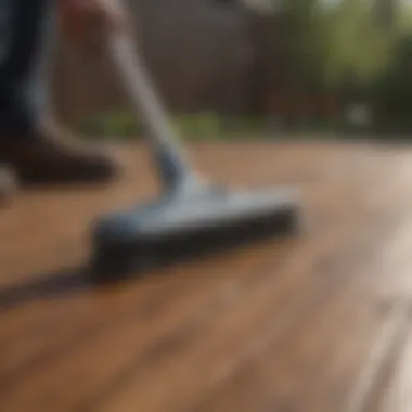 Deck Cleaning Process