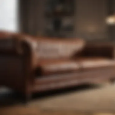 Leather couch restoration process