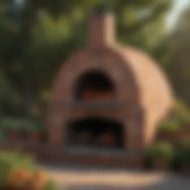 Rustic Charm Brick Pizza Oven