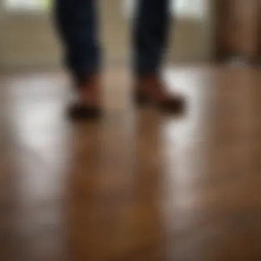 Enhancing the shine of refinished hardwood floors with a final polish