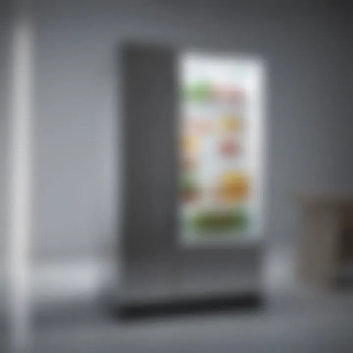 Sleek Minimalist Refrigerator Design