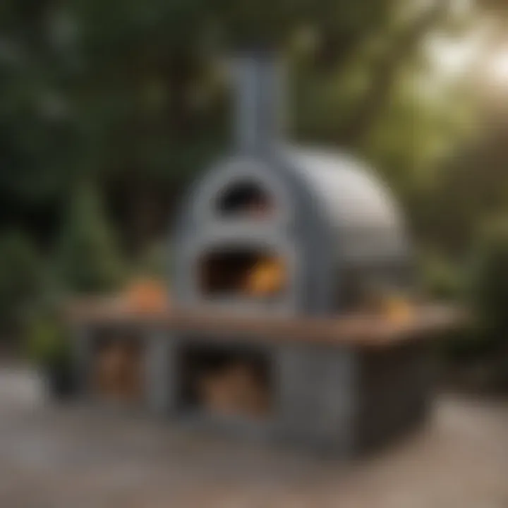 Sleek and Stylish Outdoor Pizza Oven