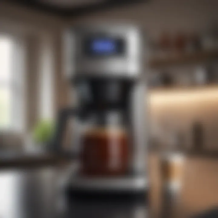 Smart Coffee Pot with Built-in Brewing Timer