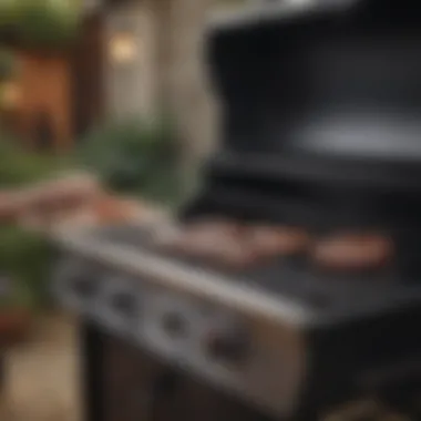 Smart technology integrated gas grill