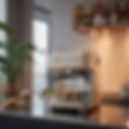 Smeg Retro Coffee Maker in a stylish kitchen setting