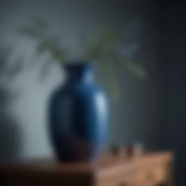 Soothing Blue Ceramic Vase