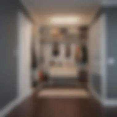 Efficient Space Utilization in Entryway Closets Functional entryway closet showcasing efficient use of space