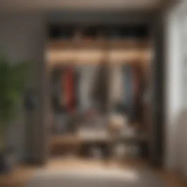 Stylish Storage Solutions for Entryway Closets Organized entryway closet with stylish storage solutions