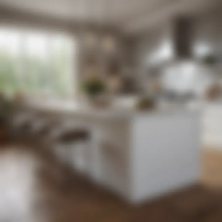 Stylish Kitchen Island with Seating