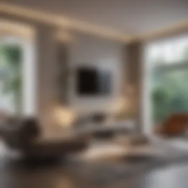 Chic Lighting Design for Living Room Stylish Living Room Lighting Design